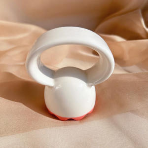 Cerâmica Massagem Fábrica Médio Rodada Anel Forma Handheld Massageador Corpo Guasha Para Massagem Relaxar - Product Image 6