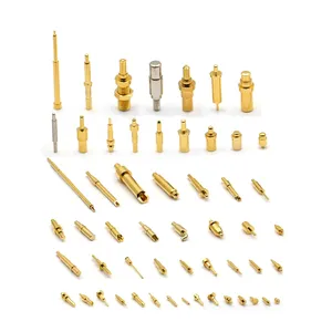 Factory Customized Brass Pogo Pin Cup Terminal Type Gold Plated Spring Loaded Pins