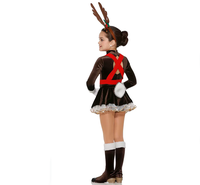 Costumes de danse pour filles, tenue de scène pour enfants, robe de danse animale, robe de ballet en velours pour enfants, tutu de renard