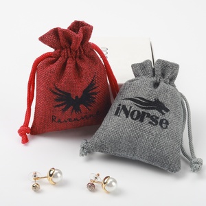 Chất Lượng Cao Giá Rẻ Dây Rút Đay Cà Phê Đậu Quà Tặng Bao Bì Túi Đầy Màu Sắc Giáng Sinh Trang Sức Đám Cưới Đay Vải Bố Túi - Product Image 6