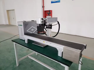 CCD görüş kamera ile en iyi uv lazer oyma makinesi lazer mopa lazer JPT makinesi metal konveyör ile kazınmış - Product Image 3