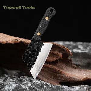 Venta caliente de acero inoxidable 3,7 pulgadas Mini Chef Pocket cuchillo portátil con mango de madera regalo fresco y lindo para amantes de los Amigos