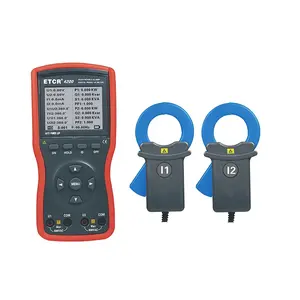 Xtester-ETCR4020 Hoge Stabiliteit Groot Kaliber Dubbele Klem Digitale Fase Voltmeter Ac 0.00V-600V, Ac 0ma-600a/0.0W-12kw-006