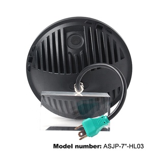 Hot bán 7 "<span class=keywords><strong>Led</strong></span> Đèn Pha với cao thấp chùm và phản xạ cho Jeep Wrangler Mazda MIATA 40 Wát Vòng <span class=keywords><strong>Led</strong></span> Đèn Pha 7inch - Product Image 5