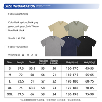 Kaos Pasangan Pria Trendy Retro V-Neck Rajut Oversize Polos Bernapas Vintage Kepribadian Lengan Pendek Katun Murni