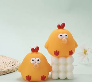 Poulet souple à bulles personnalisé - Jouet anti-stress mignon à presser et à faire éclater des bulles - Product Image 6