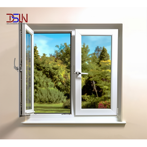หน้าต่างบานเปิด UPVC เกรดพรีเมียม A++ กระจกสามชั้นเติมอาร์กอน ประหยัดพลังงาน กันเสียง เหมาะสำหรับห้องนอนในวิลล่าหรู - Product Image 1