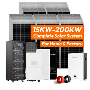 10KW lai tấm pin mặt trời hệ thống năng lượng 5KW 15KW 50kw 20kW 30Kw bộ hoàn chỉnh hệ thống năng lượng mặt trời với bộ lưu trữ cho gia đình - Product Image 1