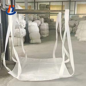 HOGOO Fabbrica - <span class=keywords><strong>Sacchi</strong></span> Jumbo in PP Tessuto per Alimenti da 1 e 2 Tonnellate, Fondo Piatto, Circolari, con Cinghie di Sollevamento, Pallet Morbido - Ottimo Prezzo - Product Image 5