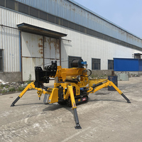 Mini-grue araignée électrique compacte, capacité de charge de 1,2 tonne, certifiée CE pour levage en intérieur