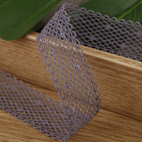 Ruban en dentelle ajourée de 19 mm, 200 yards, avec bord festonné, respirant, garniture tissée ajourée, pour emballage cadeau, nœuds pour cheveux DIY