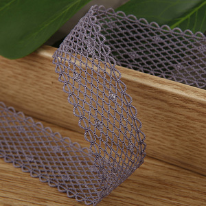 19mm 200yards Mesh Hollow Lace Ribbon with Scalloped Edge Breathable Openwork Woven Trim Gift Wrapping DIY Hair <strong>Bow</strong> - Product Image 4