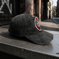 Gorra de Béisbol de Mezclilla de Alta Calidad, Estilo Vintage Unisex, Gorra de Mezclilla Gruesa con Borde Deshilachado, Estilo Destruido, Bordado de Logotipo Personalizado