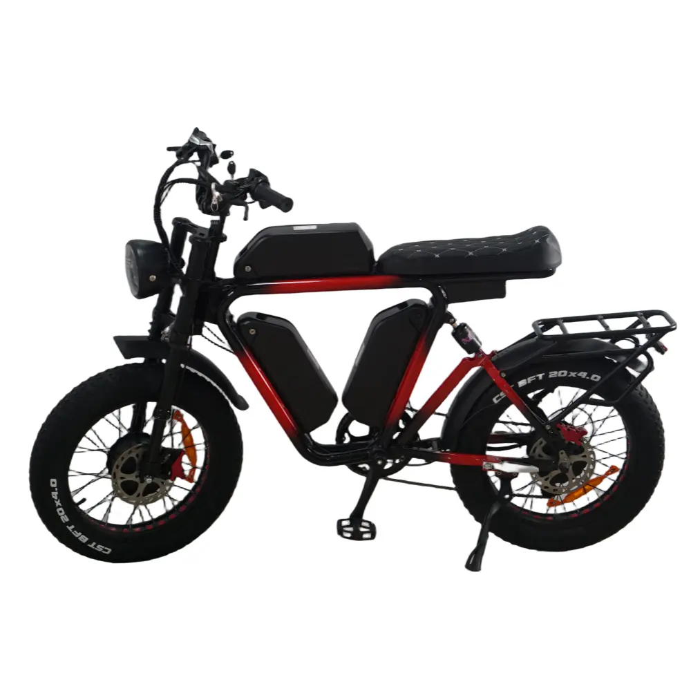 Yolin 52V電動自転車Bafangデュアルモーター66Ah21700セルバッテリー、範囲145マイル電動クルーザーEbike