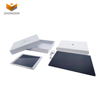 Vente en gros de papier carton blanc sans impression Boîte d'ordinateur portable personnalisée pour l'emballage de produits électroniques remis à neuf