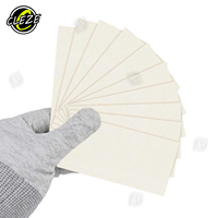 CLEZE Lot de 10 tampons de polissage en feutre de laine souple pour raclettes, outil pour le covering de vinyle, le covering automobile et le teintage de vitres