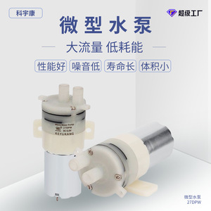 27DPW Miniature Diaphragm <b>Water</b> Pump 24V DC Portable Booster Pump For <b>Water</b> <b>Dispenser</b> - Product Image 3
