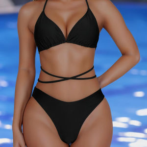 Ensemble de 2 pièces sexy et tendance de haute qualité en spandex/coton, anti-chlore, imperméable, vêtements de plage, maillots de bain pour femmes - Product Image 1