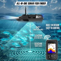 Bateau à appât GPS avec sonar V803 Pro, bateau télécommandé pour la pêche