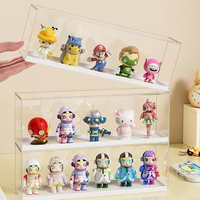 Présentoir pour Blind Box Modèle Mart 072 en Acrylique Transparent Anti-poussière, Vitrine de Rangement pour Figurines et Statuettes Mignonnes