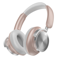 2025 keluaran baru Headphone terbaik penutup Headphone Noise Cancelling aktif Headset Bluetooth dengan mikrofon suara Stereo versi atas