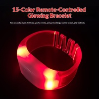 Gelang Pijar Bulat dengan Kontrol Jarak Jauh Model B28 untuk Konser & Acara Tahunan - Gelang Berkedip dengan Kontrol Suara Grosir