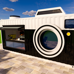 Tienda Contenedor Personalizada, Punto de Recogida para Influencers, Contenedor para Comida Callejera, Cafetería, Estación de Servicio para Resorts - Product Image 1