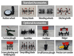 Tractor compacto manual mini weeder pequeño máquina granja tractores tiller mitsubishi venta - Product Image 6