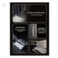 Porte pivotante extérieure en aluminium minimaliste moderne Cobuild, étanche, insonorisée, ignifuge, garantie 5 ans, taille et couleur personnalisées