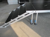 Plate-forme de scène portable en aluminium interlock à installation rapide avec pont en contreplaqué antidérapant à vendre