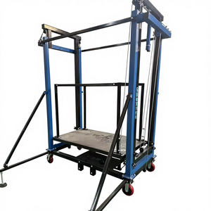 इलेक्ट्रिक मचान लिफ्ट और पैलेट स्टेकर टेलीस्कोपिक मैस्ट 0.5 टन क्षमता स्टील इलेक्ट्रिक स्कैफोल्ड लिफ्ट - Product Image 1