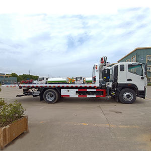 Camion de remorquage FOTON 4x2 8T de pointe, vente <span class=keywords><strong>d</strong></span>'usine, camion de remorquage à plateau plat, diesel, transmission manuelle, excellente capacité de remorquage - Product Image 6