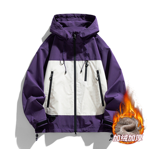 Chaqueta personalizada con logotipo 2025 para hombre y mujer, a prueba de viento, impermeable, informal, cómoda, cálida, elegante y popular - Product Image 1