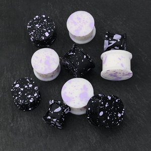 Penyumbat telinga silikon dan saluran tindik, anting-anting silikon, peregang lubang telinga, lubang telinga silikon - Product Image 4