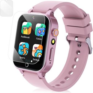 Smart <b>Watch</b> For Kids 1.54 Inch HD Touch Screen <b>With</b> Games And <b>Camera</b> Pink Color Childrens <b>Watch</b> Gift - Product Image 1