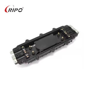 Boîte à bornes de type aérien de fermeture d'épissure de fibre optique de 144-Core Horizontal 2-Inlet 2-Outlet IP68 pour la fibre optique de 4G 3G IP68 - Product Image 2