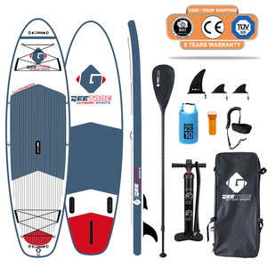 GeeTone — <span class=keywords><strong>planche</strong></span> de Surf gonflable Double couche, skateboard flottant, tout rond, Paddle, Surf - Product Image 4