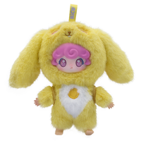 YUhongtoys boîte mystère bébé en peluche personnages congelés jouets à collectionner pour la décoration de sacs et de clés