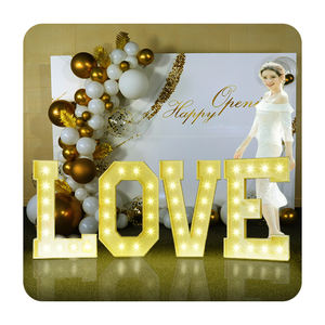 Ventes directes LED géant 4 pieds Marquis lettrage personnalisé amour mariage grands chiffres 3 pieds épousez-moi bébé Marquis lettrage - Product Image 4
