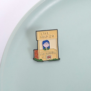 Hot American Newspaper Comic <strong>Strip</strong> Metal Brooch Creative Anime Comics Peripheral Series Accessories Badge Soft <strong>Enamel</strong> Lapel Pin - Product Image 4