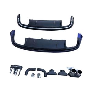 Kit carrozzeria auto per diffusore Audi Q5 paraurti posteriore Spoiler deflettore labbro + Set gola per Q5 2021-2025 - Product Image 2