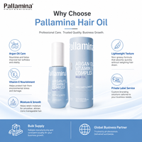 Sérum Huile Capillaire à la Vitamine E Réduit la Casse des Cheveux Traitement Quotidien Sans Rinçage pour Cheveux Secs et Frisés