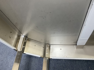 Nhà Hàng nhà bếp thiết bị nhà bếp đảo bảng ngũ giác bàn làm việc có thể điều chỉnh bàn làm việc với backsplash cho hội thảo - Product Image 3