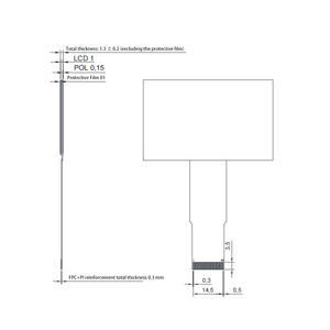 Custom 2.69 Inch Projector <strong>Screen</strong> <strong>LCD</strong> Display <strong>Screen</strong> 1280x720 HD LVDS High <strong>Transparency</strong> SPI High Refresh Rate SC5014CBN 30PIN - Product Image 6