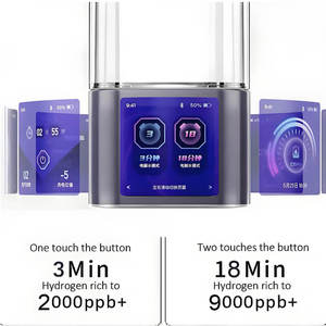 WEIZI Generador de Agua Rica en Iones Hidrógenos 9000ppb 99.999% de Pureza, Botella de 350ml con USB para Uso Doméstico, al Aire Libre y en el Automóvil YZ-FQ11 - Product Image 2