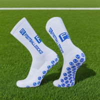 Chaussettes de sport de football pour hommes épaissies Crew ODM Logo tricoté antidérapant serviette bas chaussettes de course pour adultes