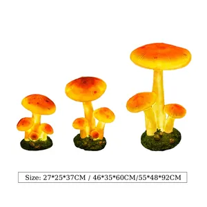 Nouveauté paysage champignon lumière LED AC plastique pour Villa jardin cour pour pelouse place publique parc <span class=keywords><strong>immobilier</strong></span> décoration - Product Image 5