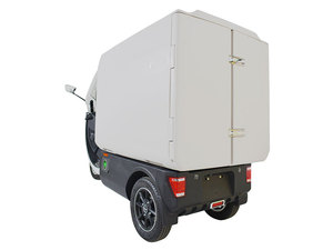 Fourgonnette Réfrigérée Électrique à Trois Roues Certifiée CEE et Approuvée E-Mark, Conteneur Réfrigérateur DC, Capacité 150 kg pour Chaîne du Froid - Product Image 3