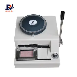 Đẹp của nhãn hiệu thẻ nhựa embosser/pengguna kartu embosser dongguan