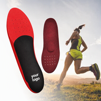 Semelles intérieures respirantes en EVA alvéolé avec ventilation, base antidérapante Pebble Grip, coussinets orthopédiques personnalisables avec logo pour l'été et les climats chauds